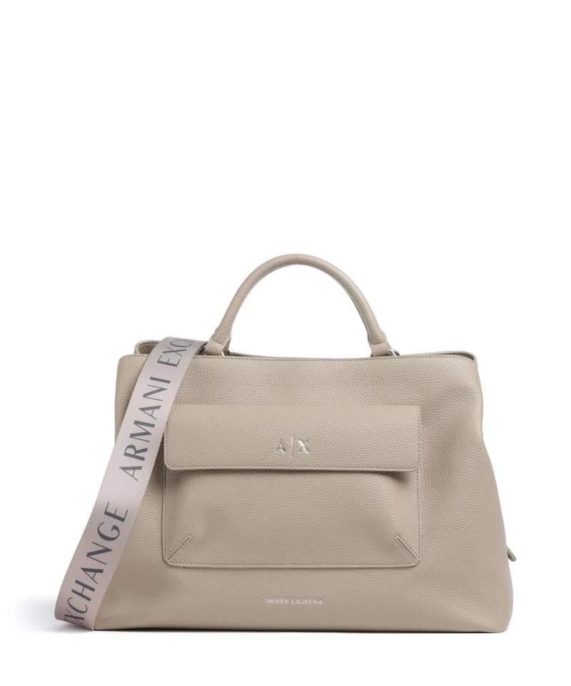 Armani Exchange Nicole L Borsa a mano sand