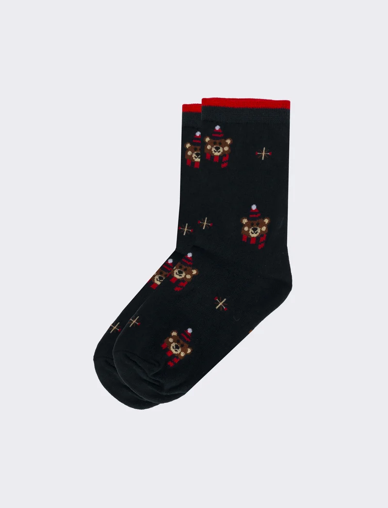 Calzino natale bambino - Verde