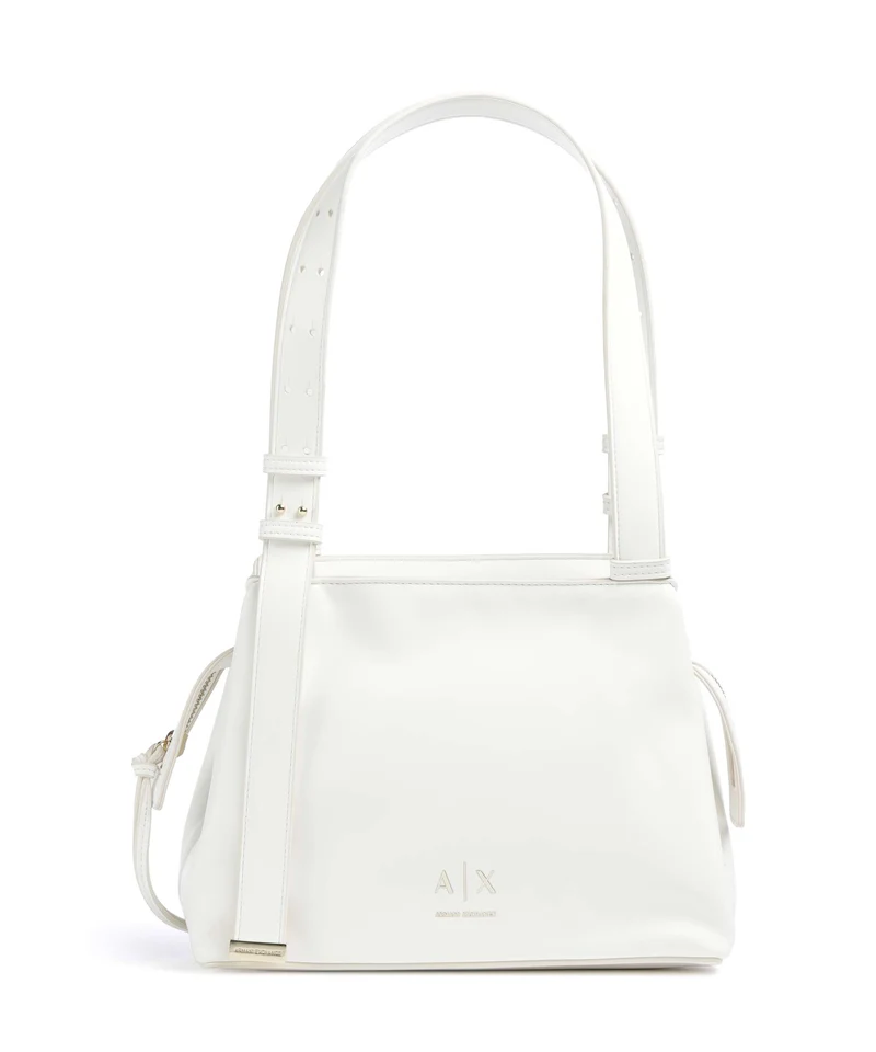 Armani Exchange Alice S Borsa a spalla off white