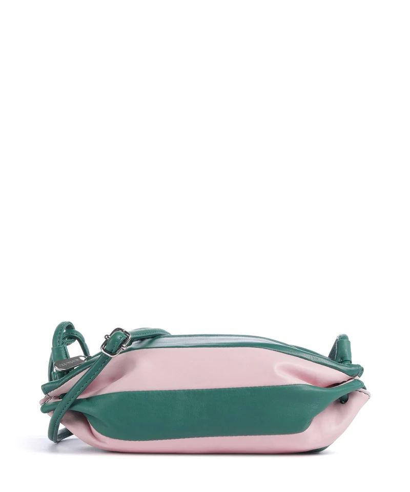 Marimekko Karla Pikku Borsa a tracolla light pink/dark green