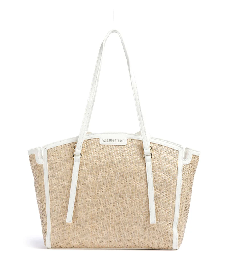Valentino Bags Demetra Borsa shopper natur/bianco