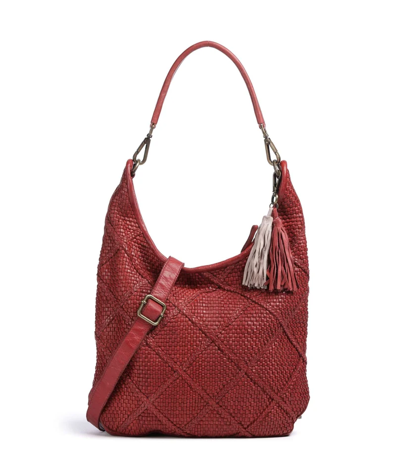 Taschendieb Wien Beatrixpark 2 Borsa hobo burgundrausch