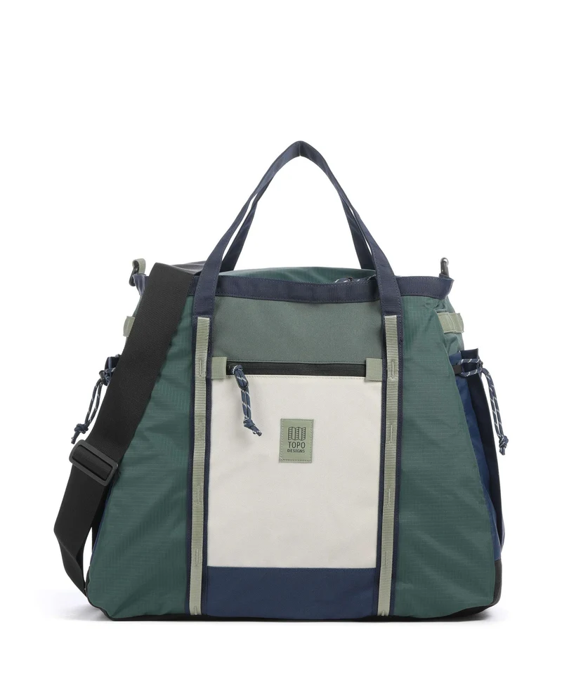 Topo Designs Mountain Gear Borsa shopper forest/bone white