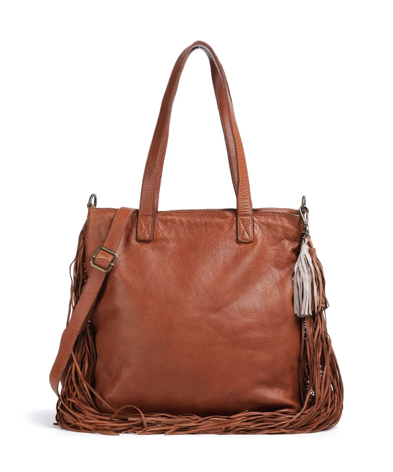 Taschendieb Wien Löwengasse 6x Borsa shopper cognac