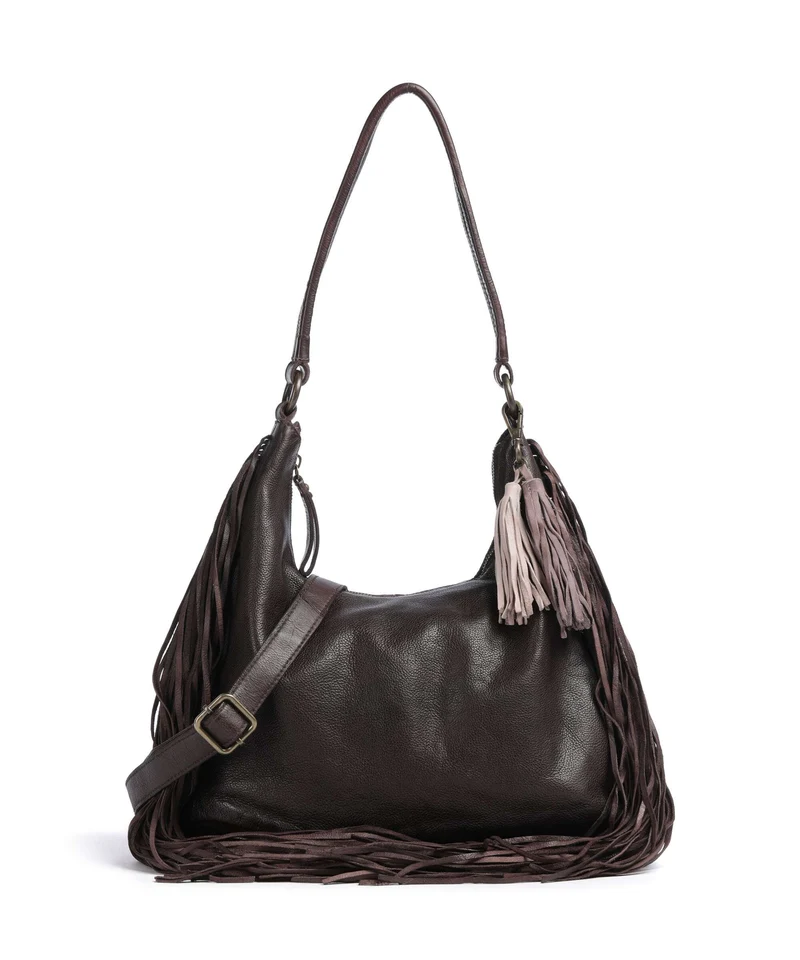 Taschendieb Wien Löwengasse 5x Borsa hobo mokka