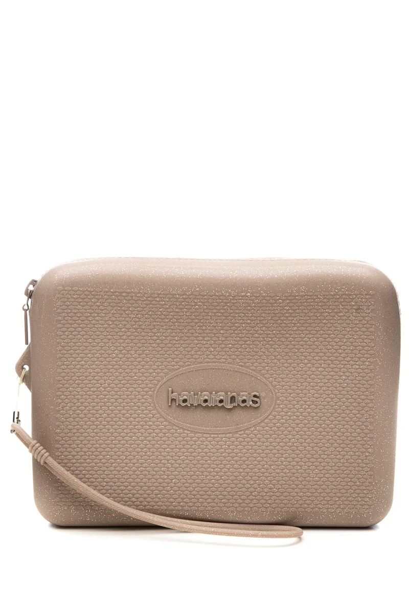 Pochette Necessaire Havaianas Gtr Da Donna Oro Glitter In Silicone