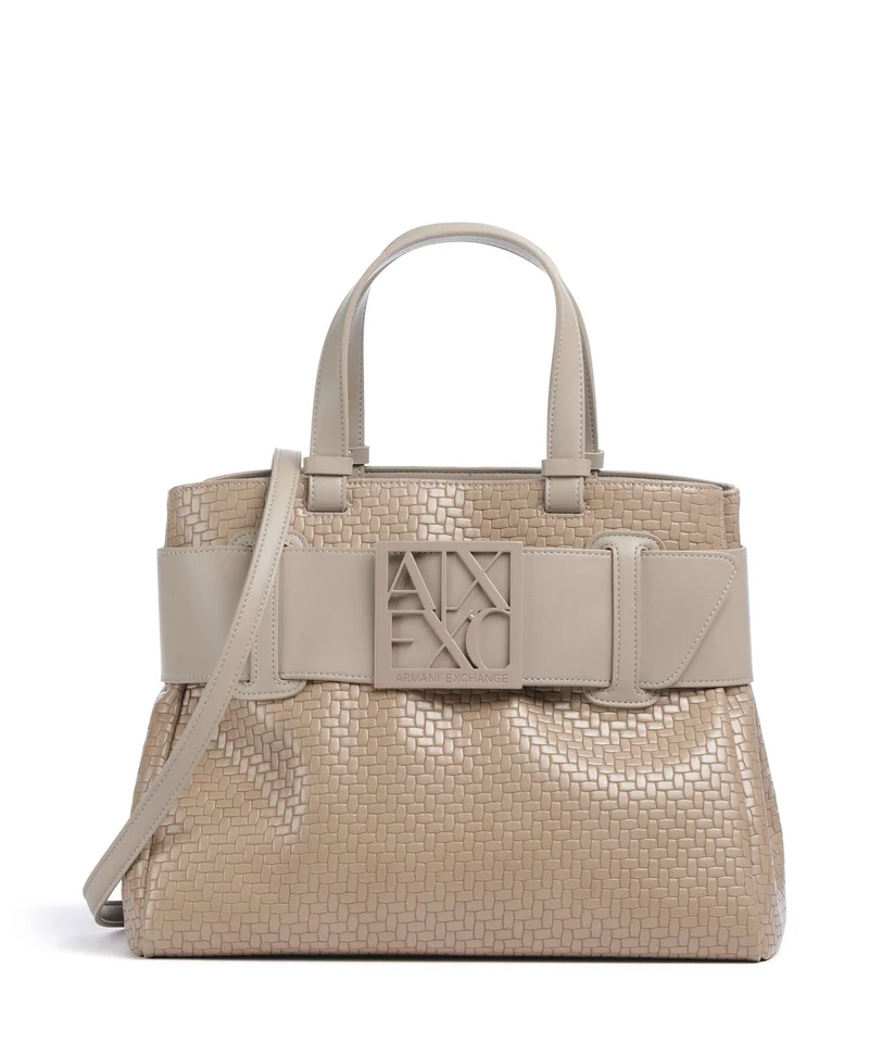 Armani Exchange Susy Soft Woven S Borsa a mano sand