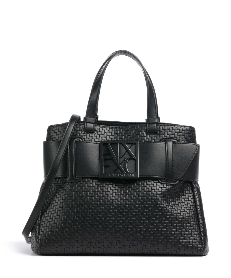 Armani Exchange Susy Soft Woven S Borsa a mano black