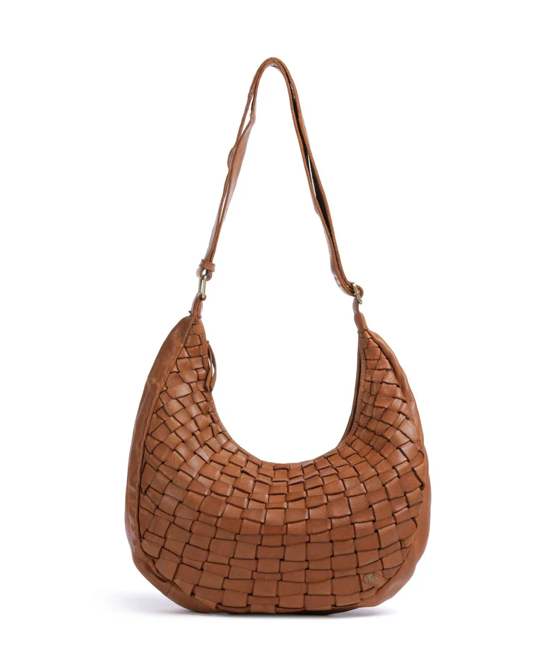Depeche Warsaw Borsa hobo vintage cognac