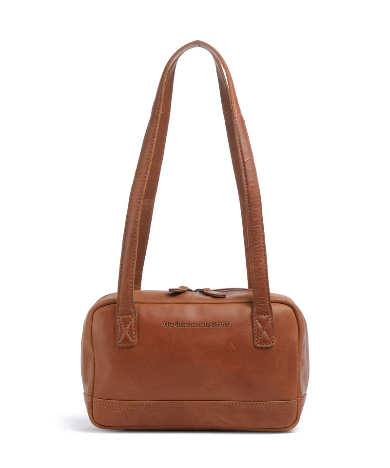 The Chesterfield Brand Wax Pull Up Cow Fenno Borsa a spalla cognac