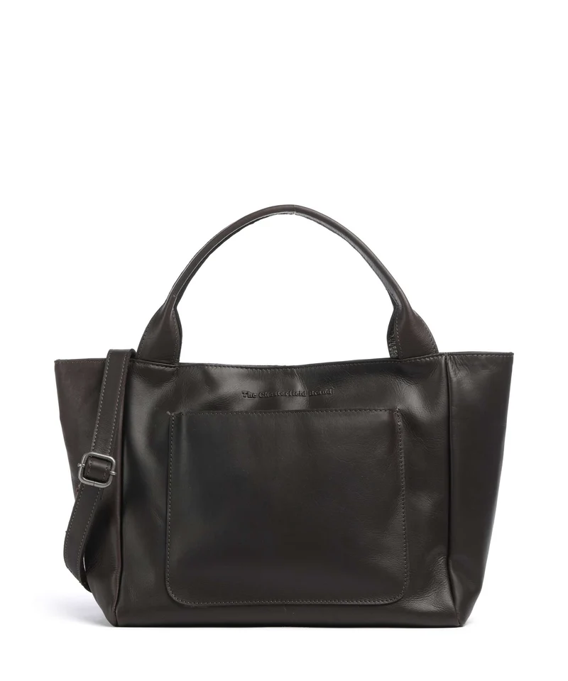 The Chesterfield Brand Wax Pull Up Cow Tenara Borsa a spalla brown