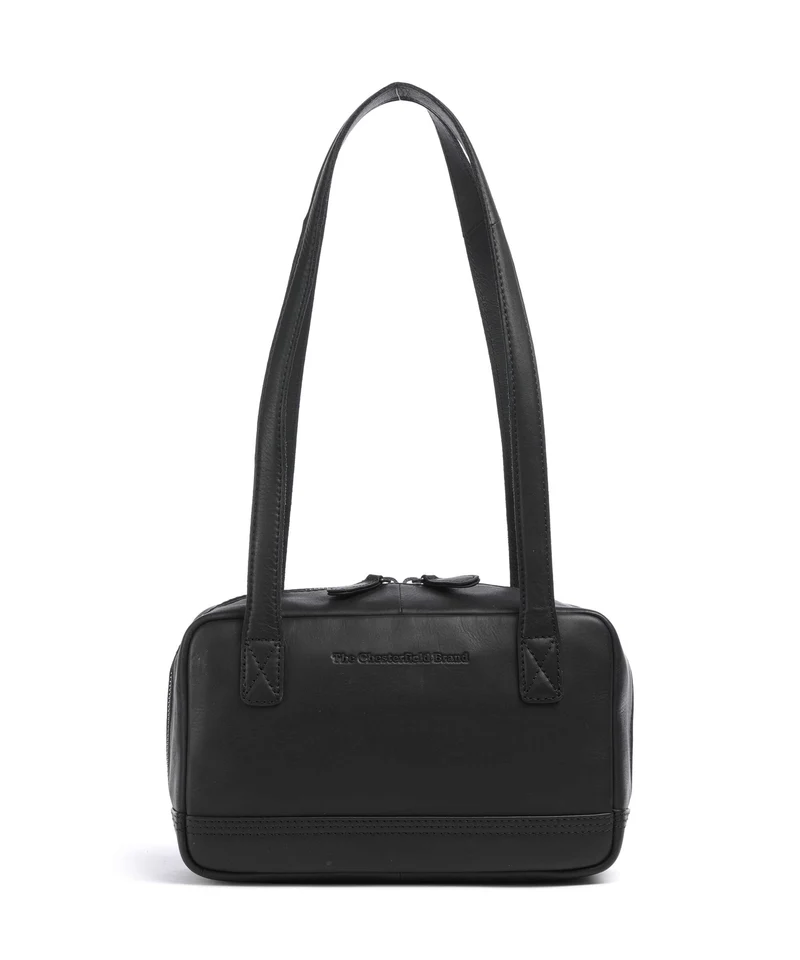 The Chesterfield Brand Wax Pull Up Cow Fenno Borsa a spalla black