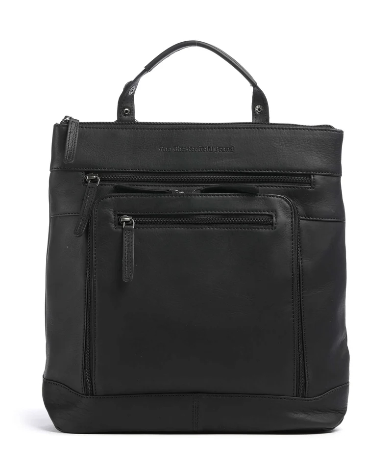 The Chesterfield Brand Wax Pull Up Cow Caldero Zaino black