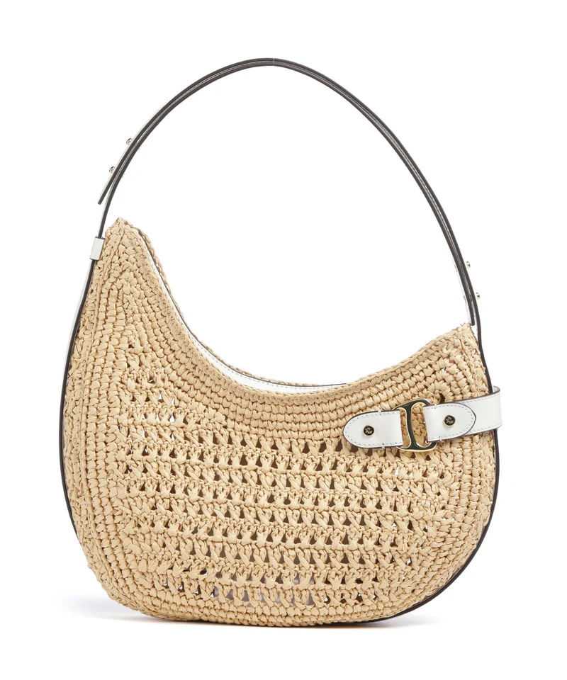 Lauren Ralph Lauren Tasha Large Borsa a spalla natural/white