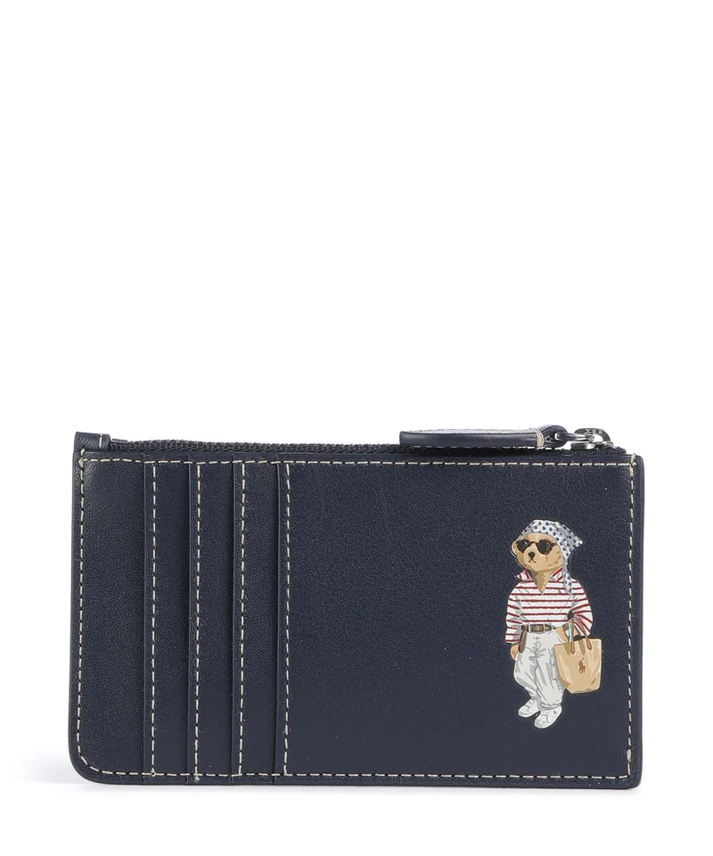 Polo Ralph Lauren Bear Porta carte di credito newport navy