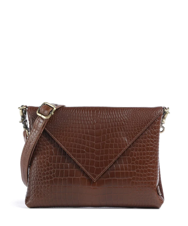 Depeche Fashion Favourites Borsa a tracolla cognac croco