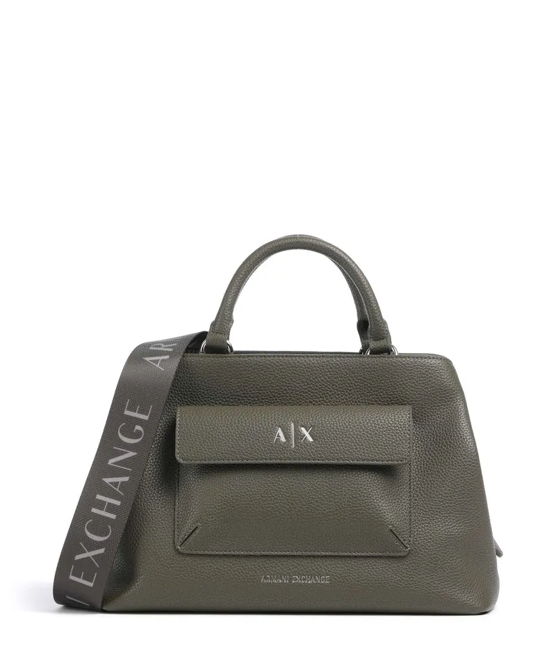 Armani Exchange Nicole M Borsa a mano savanna