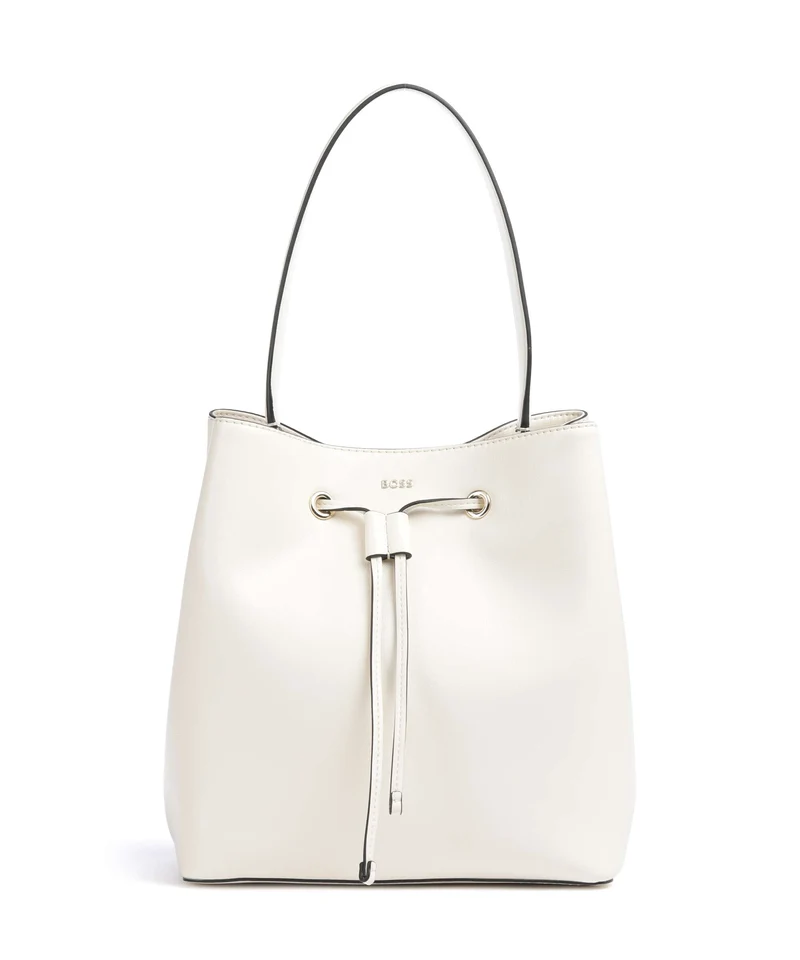 BOSS Sandy Borsa a secchiello open white