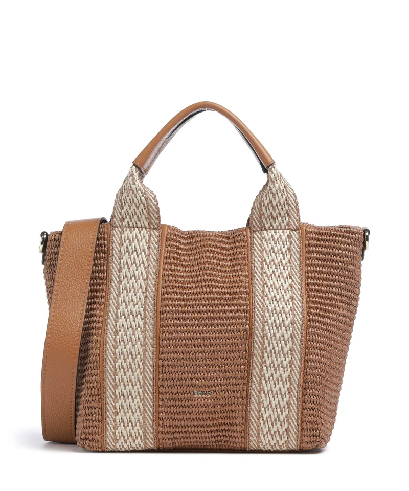Abro Raffia Kaia Borsa a mano caramel/cognac