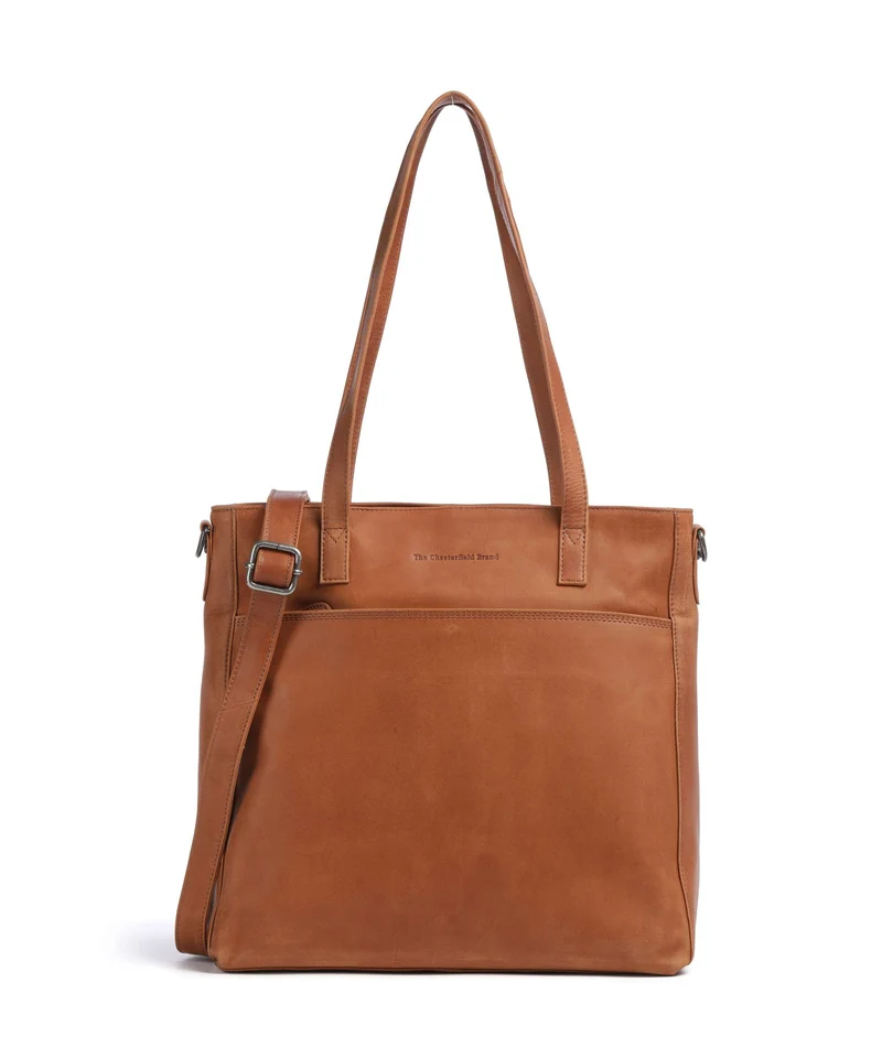 The Chesterfield Brand Wax Pull Up Cow Mosel Borsa shopper cognac