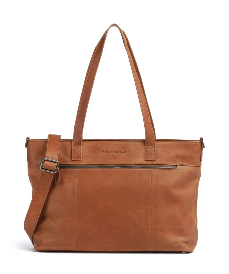 The Chesterfield Brand Wax Pull Up Cow Osira Borsa shopper cognac
