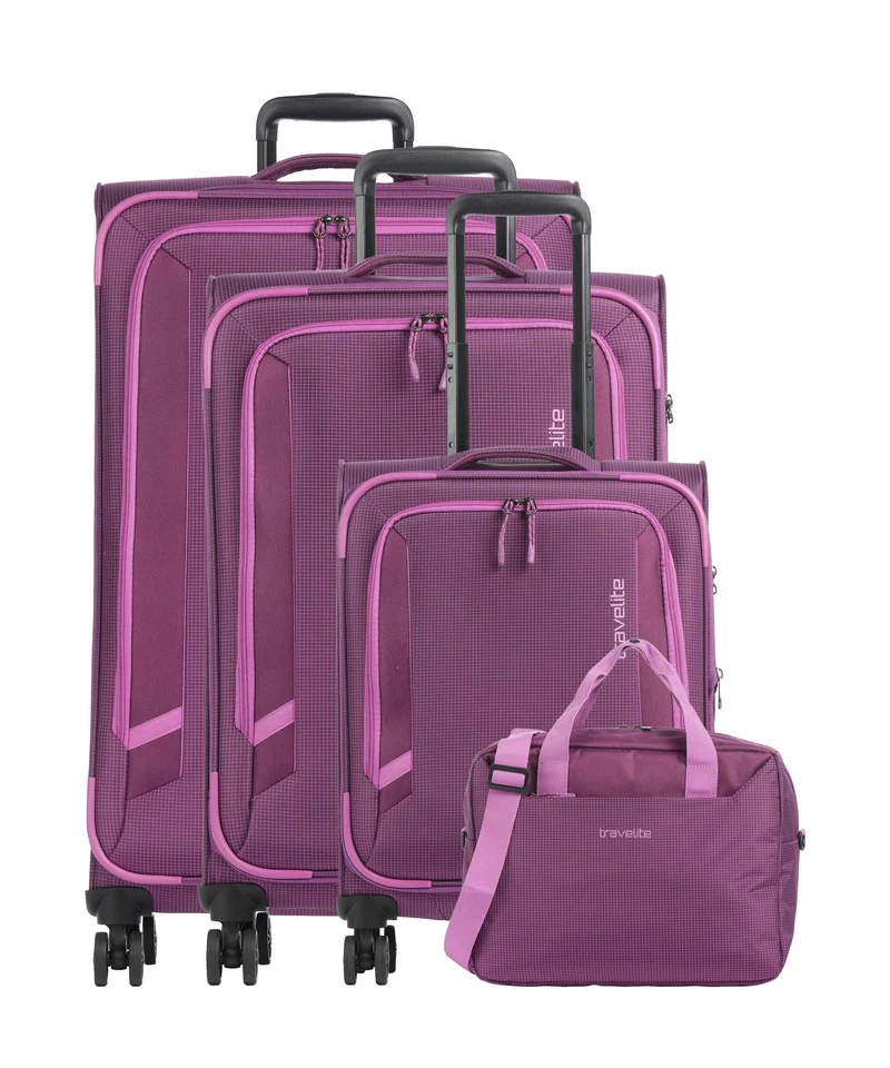 Travelite Corsiica Set valigie trolley (4 ruote) pink