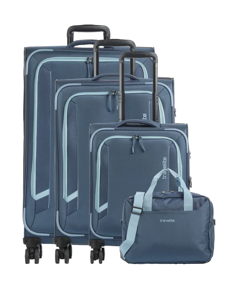 Travelite Corsiica Set valigie trolley (4 ruote) blue