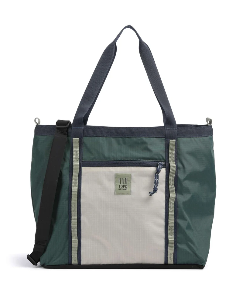 Topo Designs Mountain Utility Borsa shopper forest/bone white