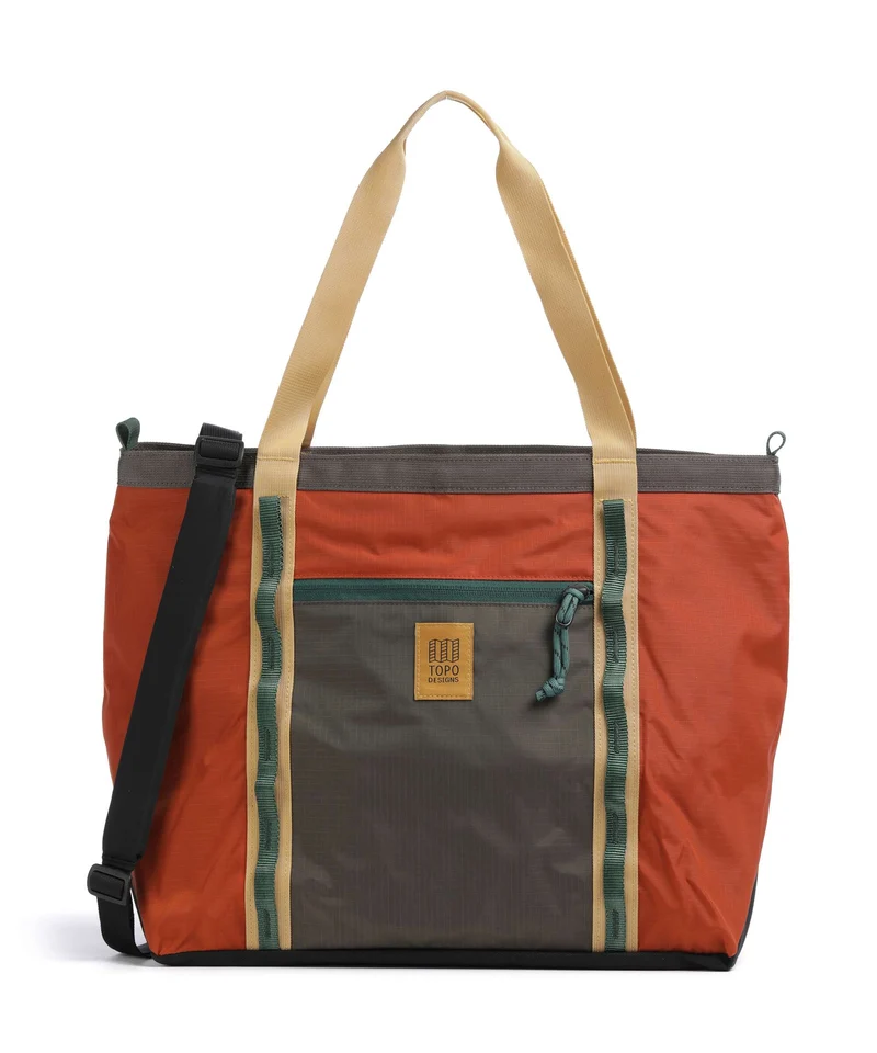 Topo Designs Mountain Utility Borsa shopper woodland/terracotta