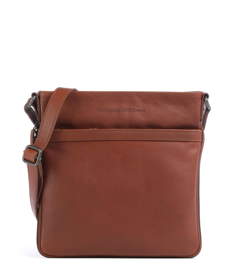 The Chesterfield Brand Wax Pull Up Cow Mirea Borsa a tracolla cognac