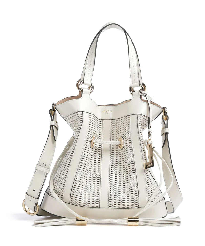 Lancel Premier Flirt M Borsa a secchiello snow