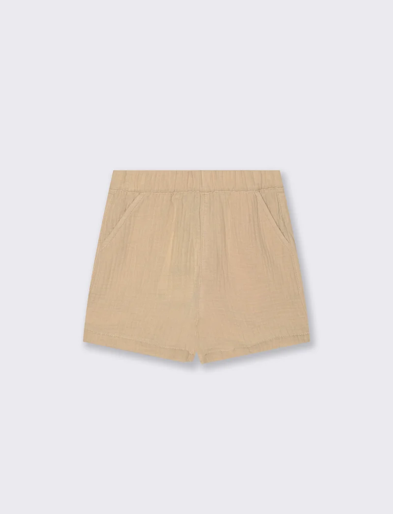 Bermuda leggeri in tinta unita estiva - Beige