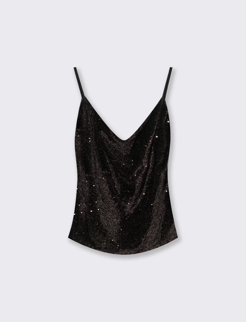 Top in paillettes - Moro