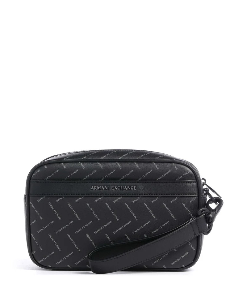 Armani Exchange Ginevra Printed Borsa da toilette black/chiseled stone