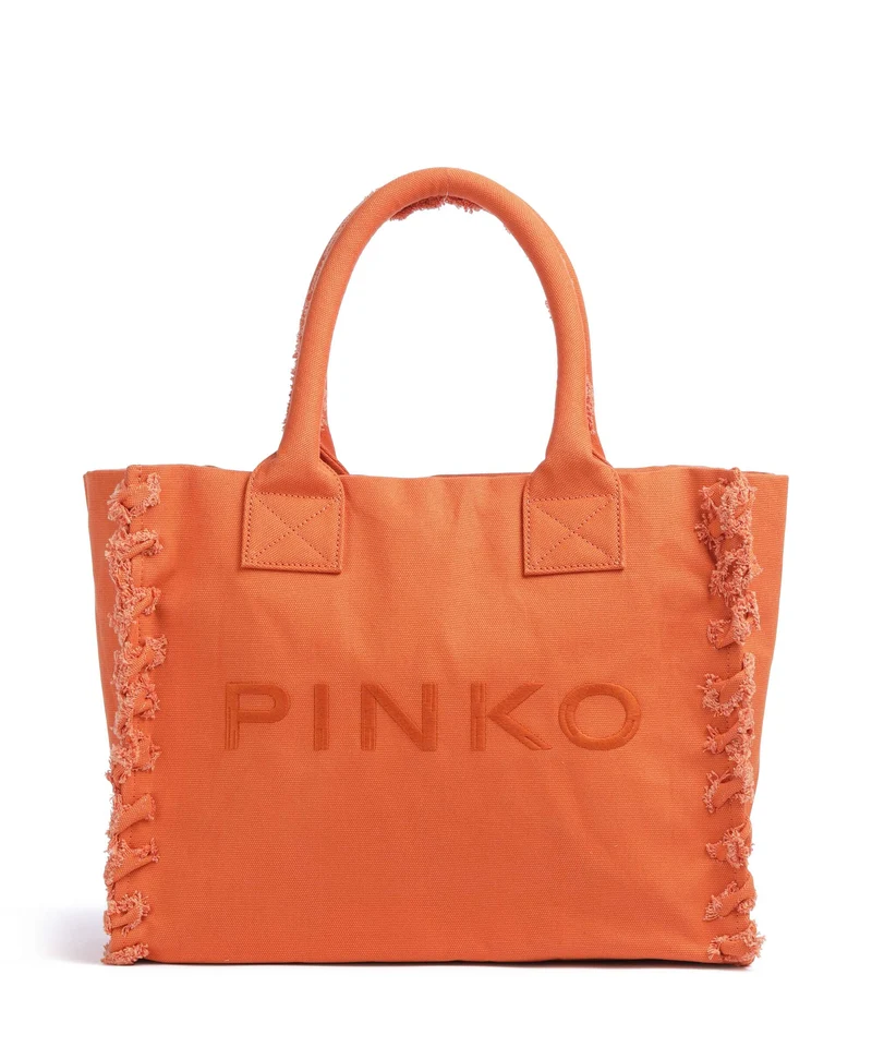 Pinko Beach Borsa a mano arancio bruc