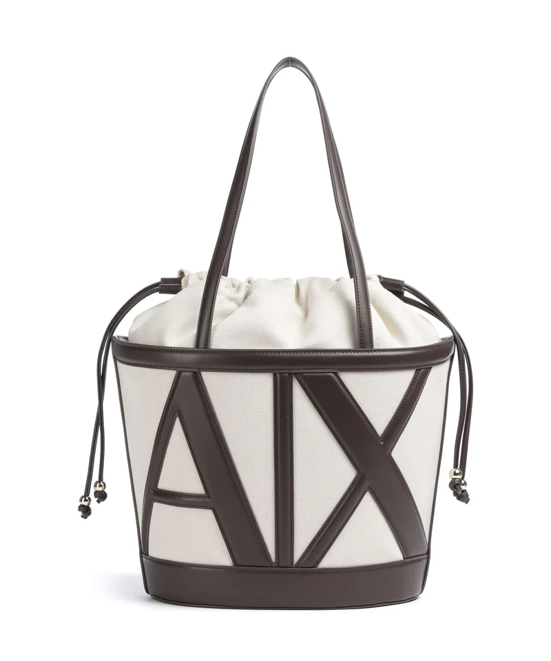 Armani Exchange Marisol Borsa a secchiello natural/dusk shade