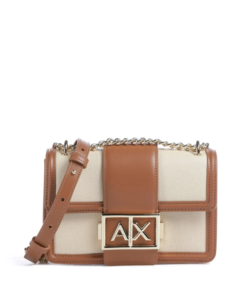 Armani Exchange Wonder S Borsa a spalla natural/saline clay