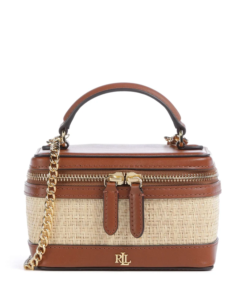 Lauren Ralph Lauren Hallee Small Borsa a tracolla natural/lauren tan