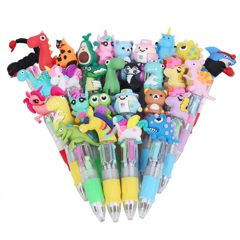 30 pezzi Penne Regalini Fine Festa Compleanno Penne Multicolore Bambini Gadget Compleanno Bambini Penne Gel Colorate Penne a Sfera (Multicolore5)