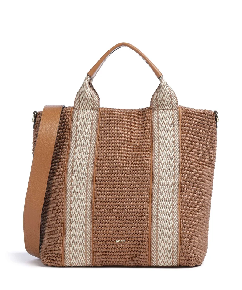 Abro Raffia Kaia Borsa a mano caramel/cognac