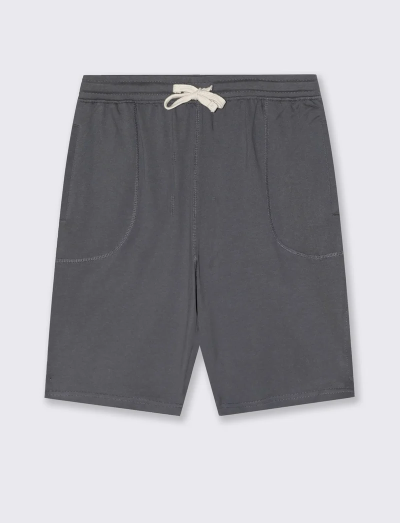 Bermuda in felpa con vita jogger regolabile - Avion