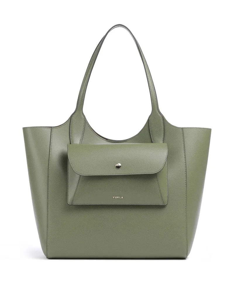 Furla Lea M Borsa shopper avocado