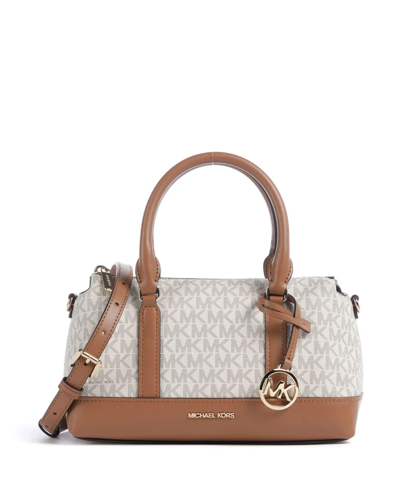 Michael Kors Andie Small Borsa a mano vanilla/acorn