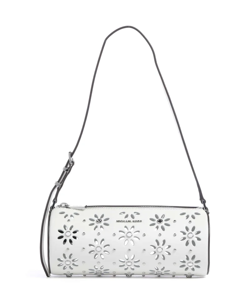 Michael Kors Izzy Small Borsa a spalla optic white
