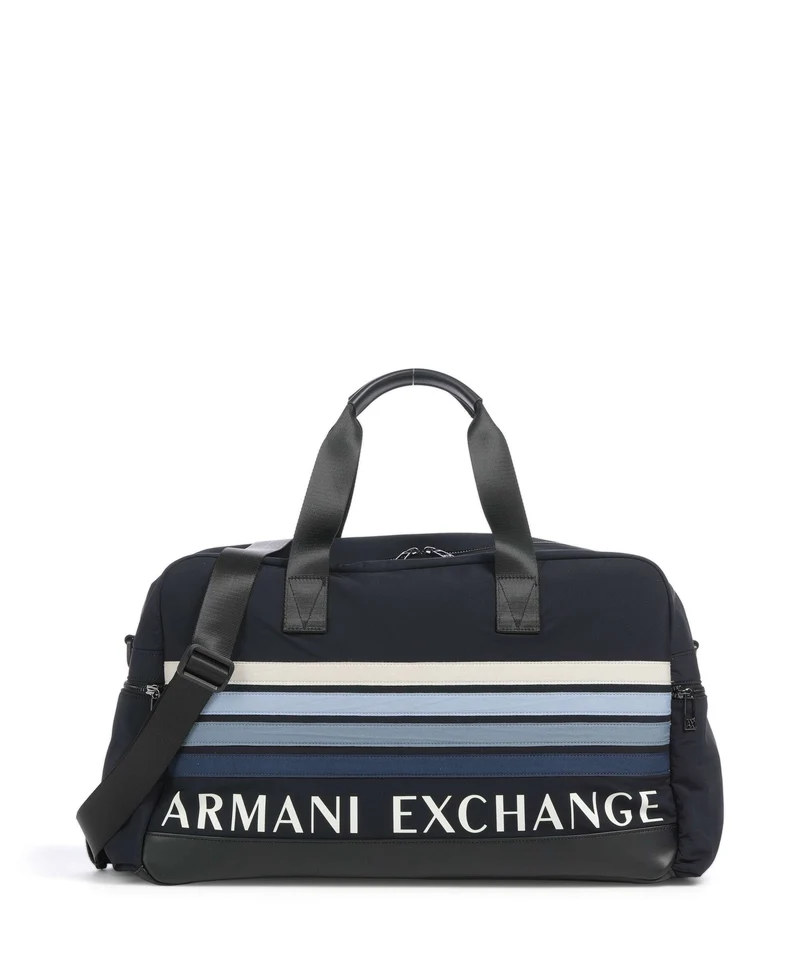 Armani Exchange Refined Sportswear Borsone da weekend deep navy