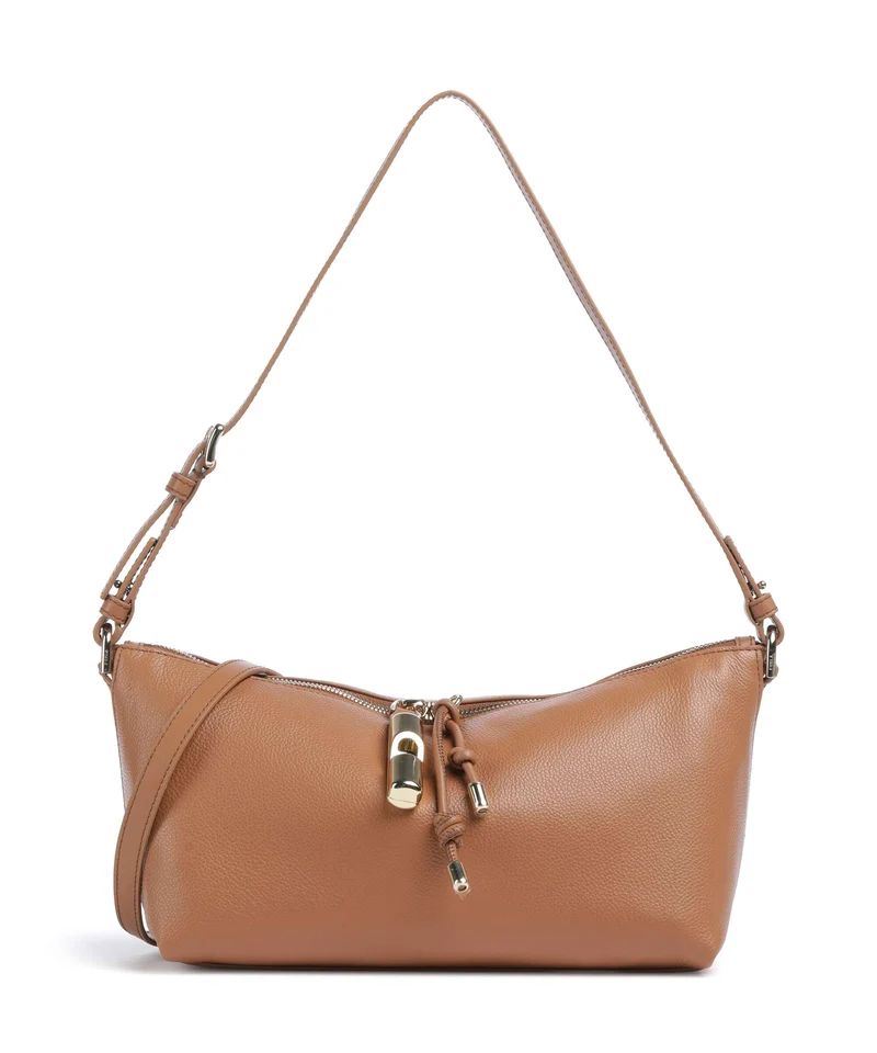Furla Debby Mini Borsa a spalla brandy