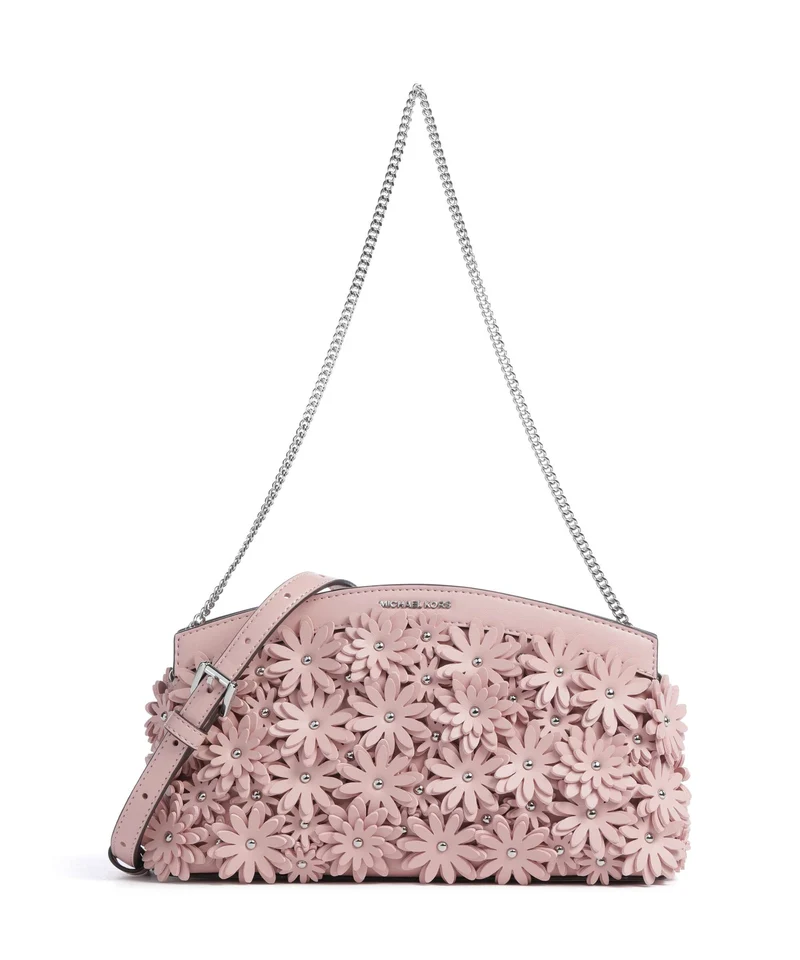Michael Kors Athena Dome Chain Small Borsa a spalla smokey rose