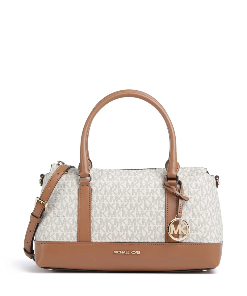 Michael Kors Andie Medium Borsa a mano vanilla/acorn