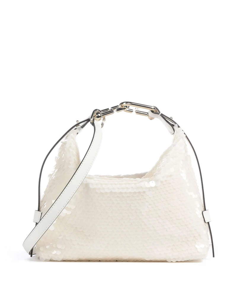 Furla Tonie Mini Borsa a spalla talco