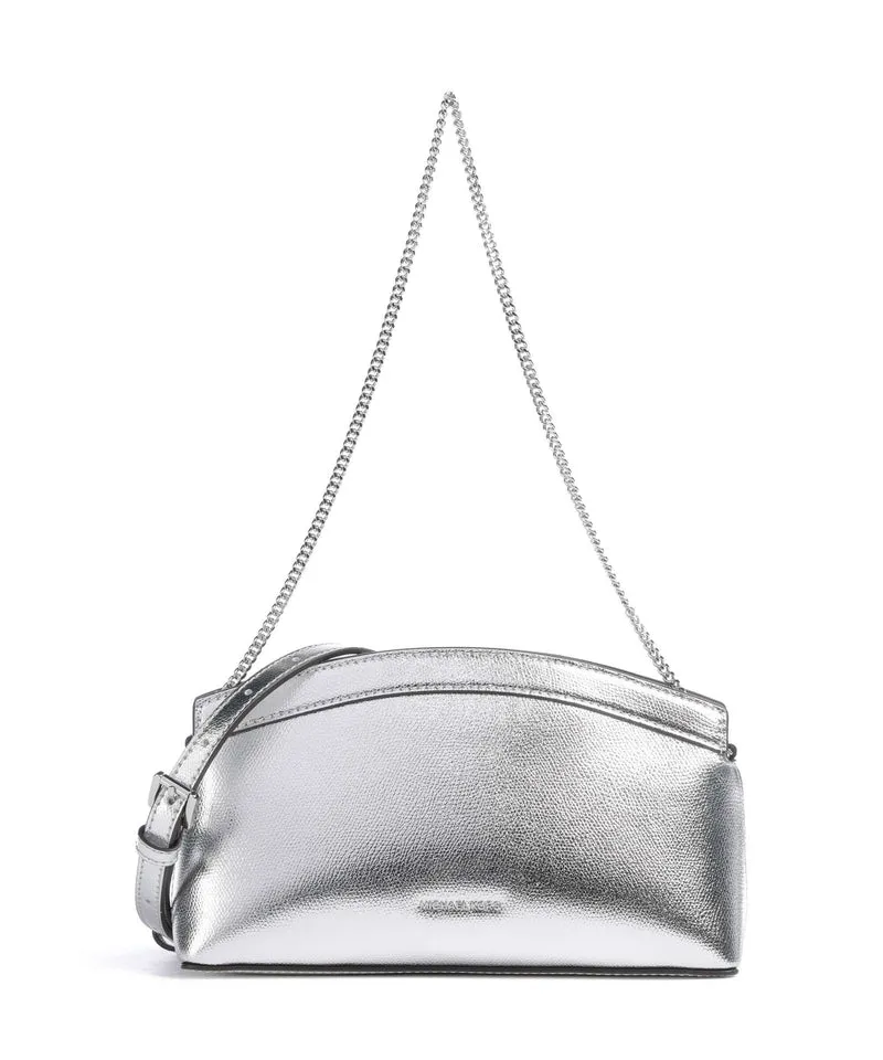 Michael Kors Athena Dome Chain Small Borsa a spalla silver